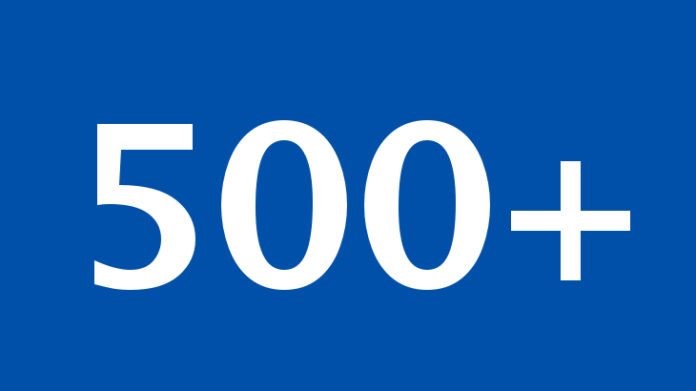 500+